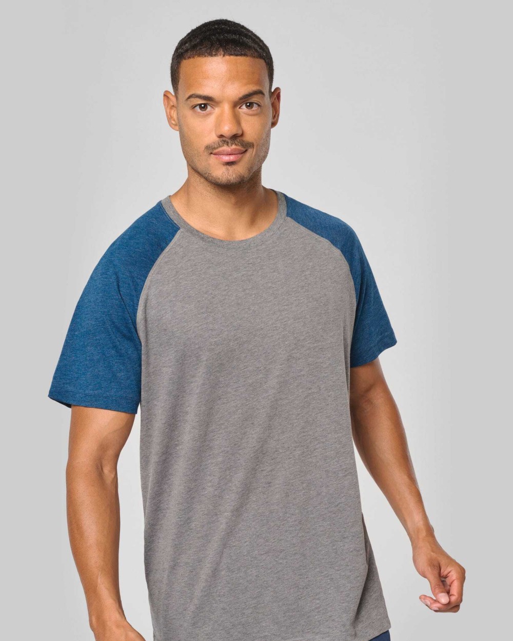 T-Shirts personnalisable PROACT T-shirt triblend bicolore sport manches courtes unisexe