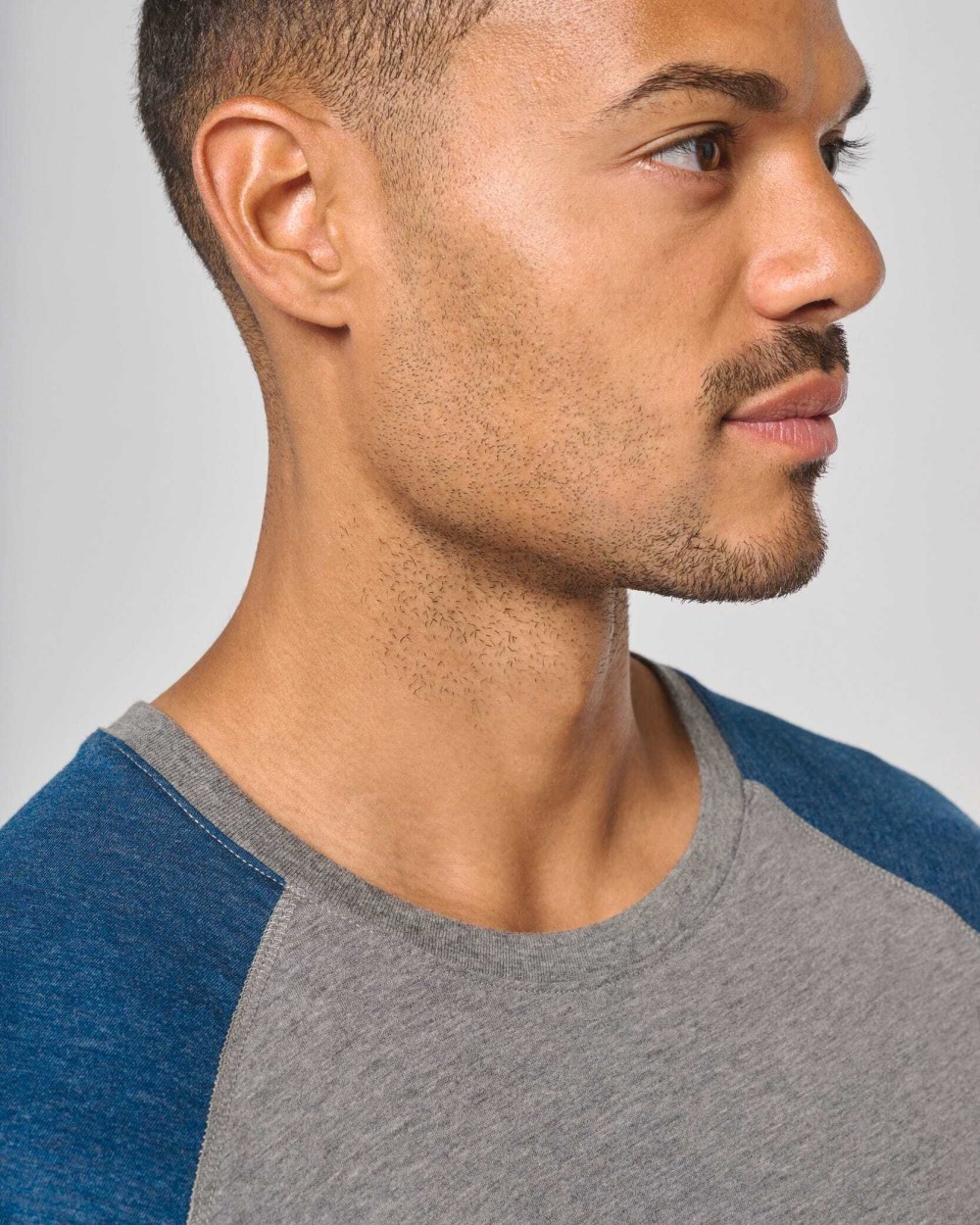 T-shirts PROACT Tweekleurig Triblend sport-t-shirt met korte mouwen volwassene voor bedrukking &amp; borduring