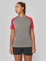 T-Shirts à personnaliser PROACT T-shirt triblend bicolore sport manches courtes unisexe 