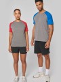T-Shirts à personnaliser PROACT T-shirt triblend bicolore sport manches courtes unisexe 