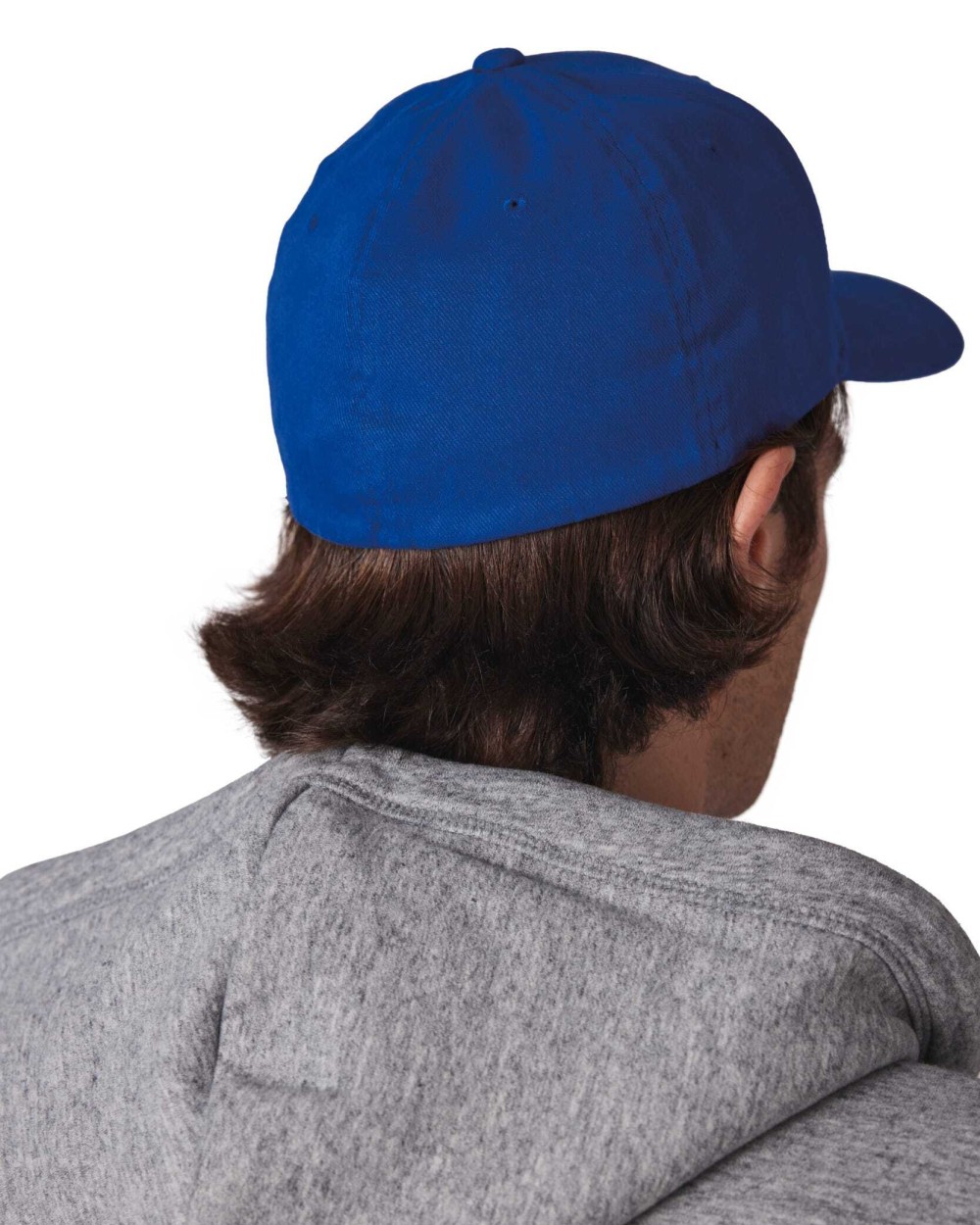 K-UP 6-Panel Flexfit  Schirmmütze - Gebürstete Baumwolle Kappen personalisierbar