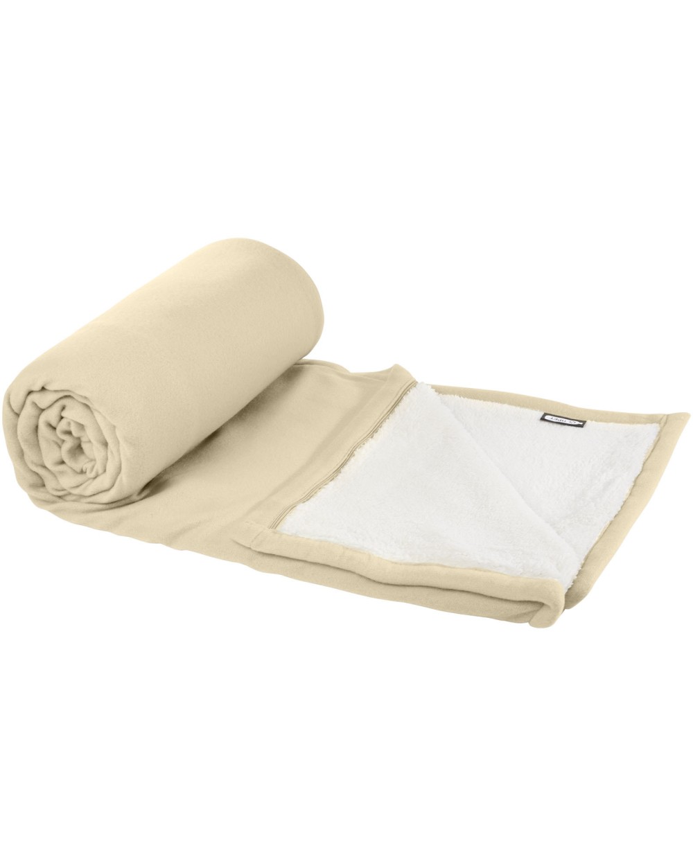 SEASONS Marigold GRS zertifizierte, RPET Decke aus Polar Fleece und Sherpa Plaids personalisierbar