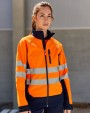 Softshells VELILLA TWO-TONE HIGH VISIBILITY SOFTSHELL JACKET voor bedrukking &amp; borduring