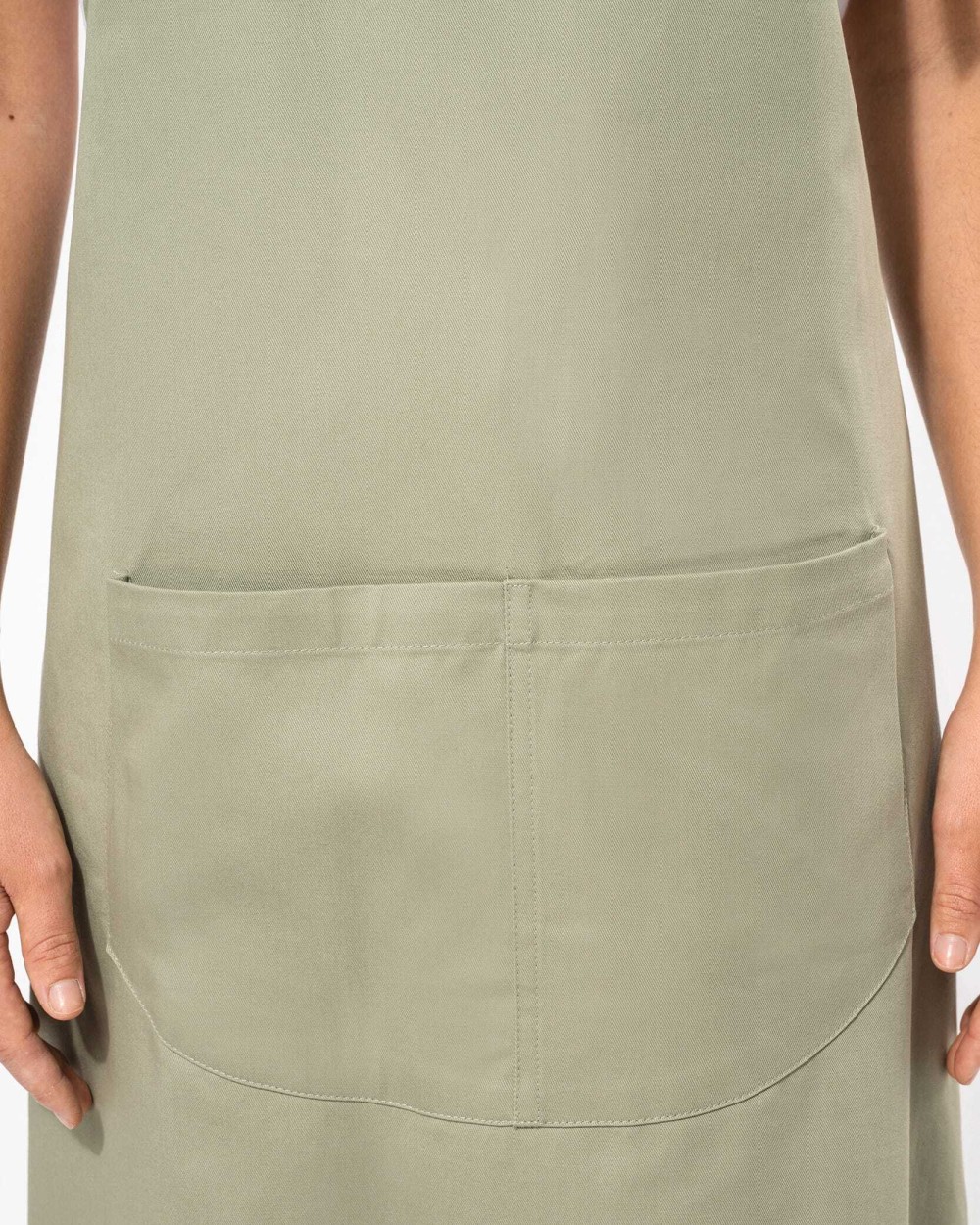 Schorten KARIBAN Schort met zak van biologisch katoen voor bedrukking &amp; borduring