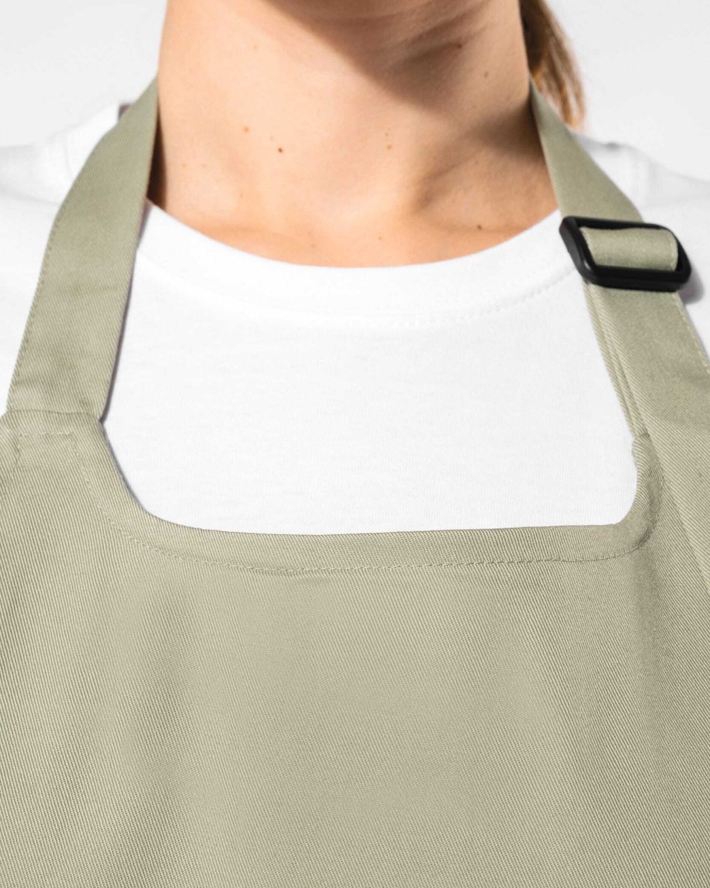 KARIBAN Bio-Baumwolle Schürze mit Tasche Schürzen personalisierbar