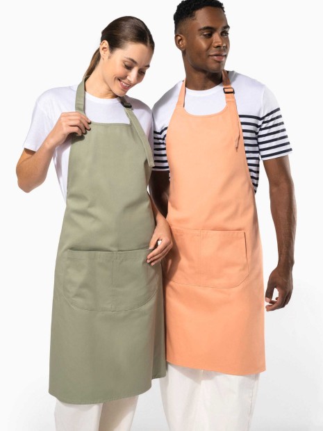 Tabliers à personnaliser KARIBAN Tablier avec poche en coton Bio 