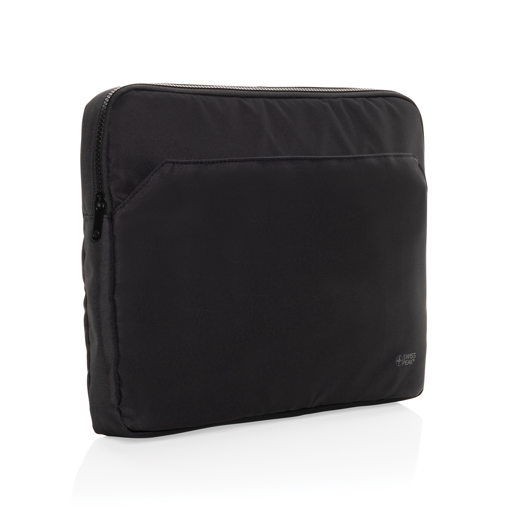 Tassen & Zakken SWISS PEAK Swiss Peak Aware™ RPET Essential 15,6 inch laptopsleeve voor bedrukking &amp; borduring