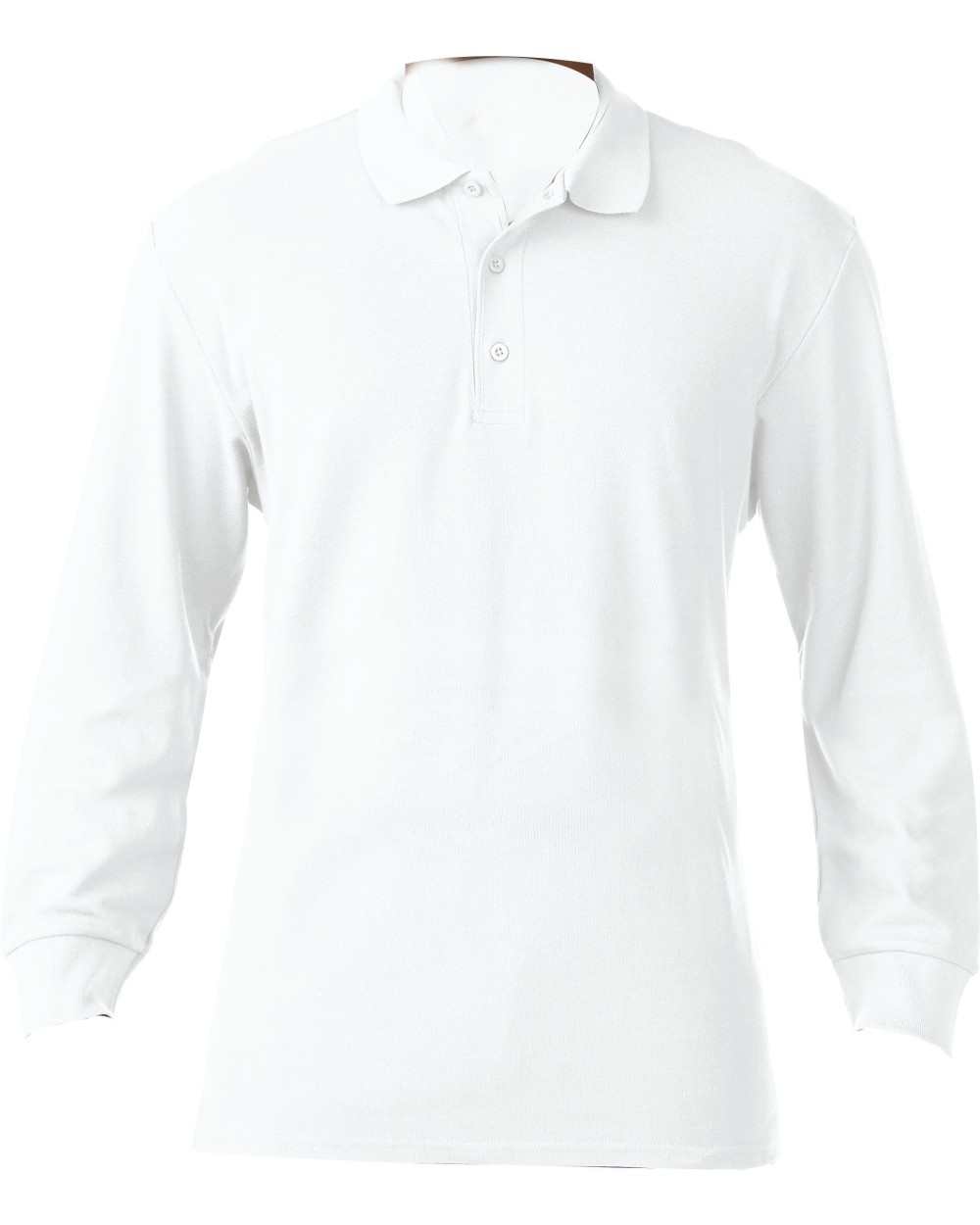 Polo's GILDAN Premium Cotton Adult Double Piqué Polo LS voor bedrukking &amp; borduring