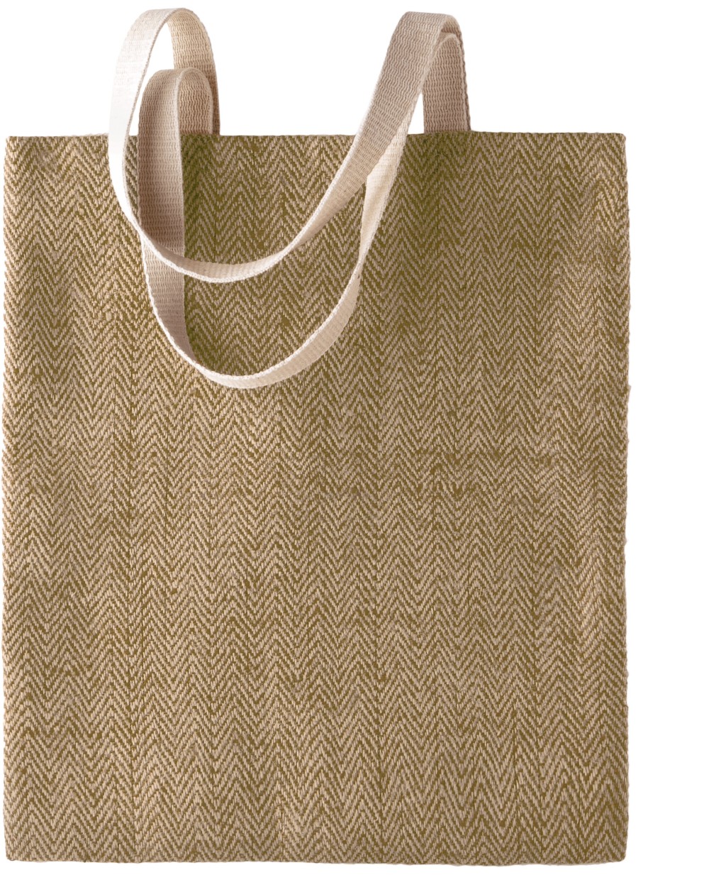 KIMOOD Jutetasche; 100% gefärbtes Naturgarn Tote Bags personalisierbar