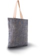KIMOOD Jutetasche; 100% gefärbtes Naturgarn Tote Bags personalisierbar