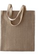 KIMOOD Jutetasche; 100% gefärbtes Naturgarn Tote Bags personalisierbar