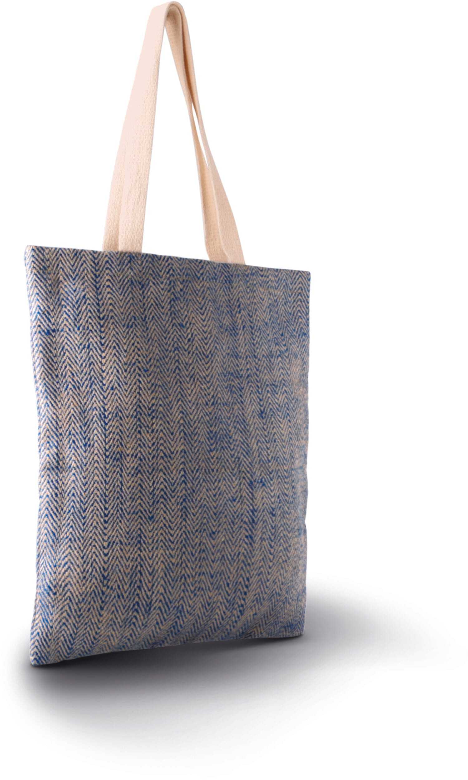 Tote bags personnalisable KIMOOD Sac en toile de jute teint 100% naturel