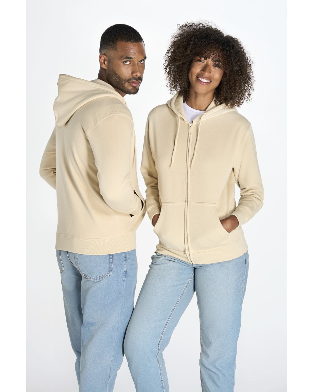 Sweat-shirts personnalisable JHK Unisex Hooded Full Zip Sweat Fuji