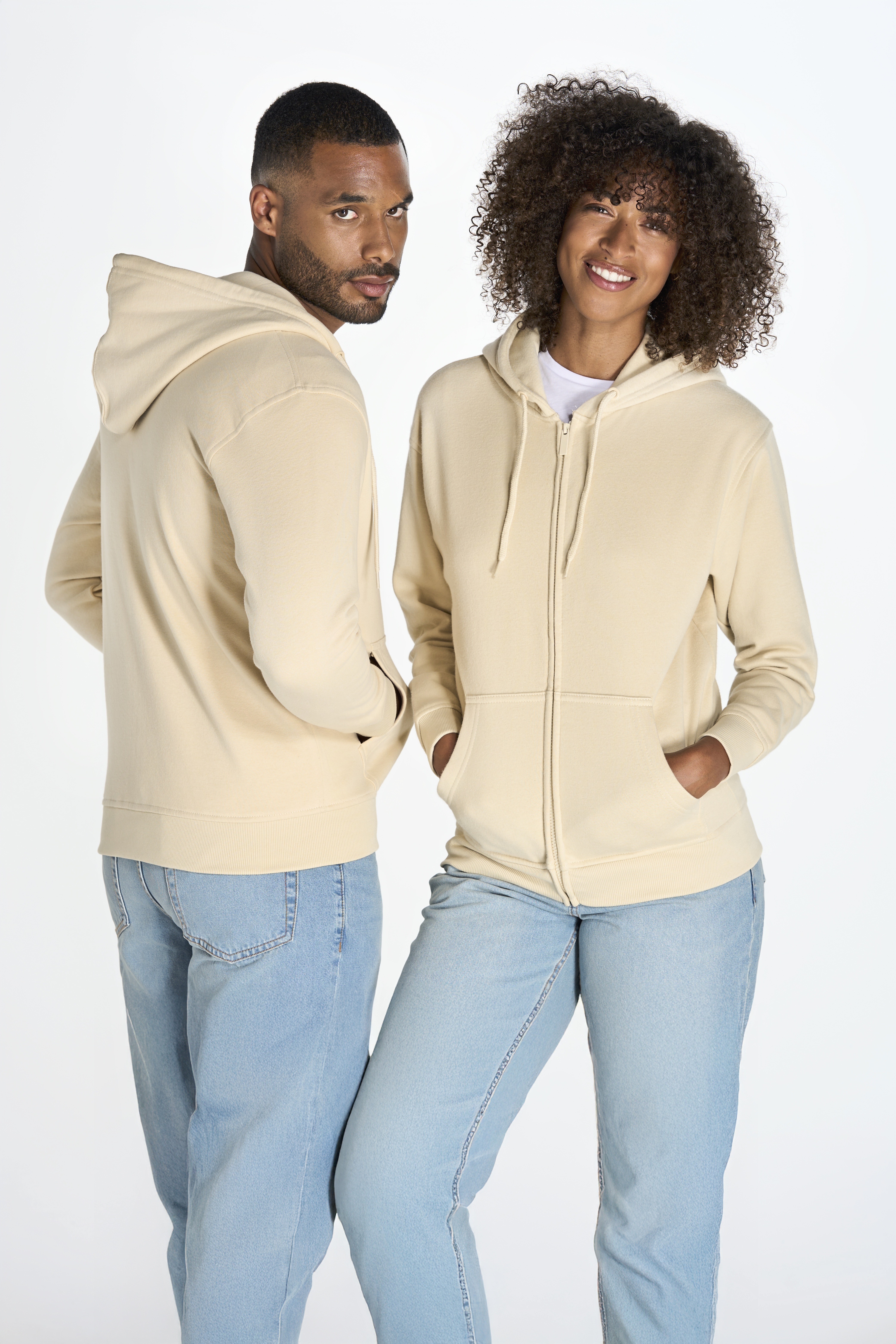 Sweat-shirts personnalisable JHK Unisex Hooded Full Zip Sweat Fuji