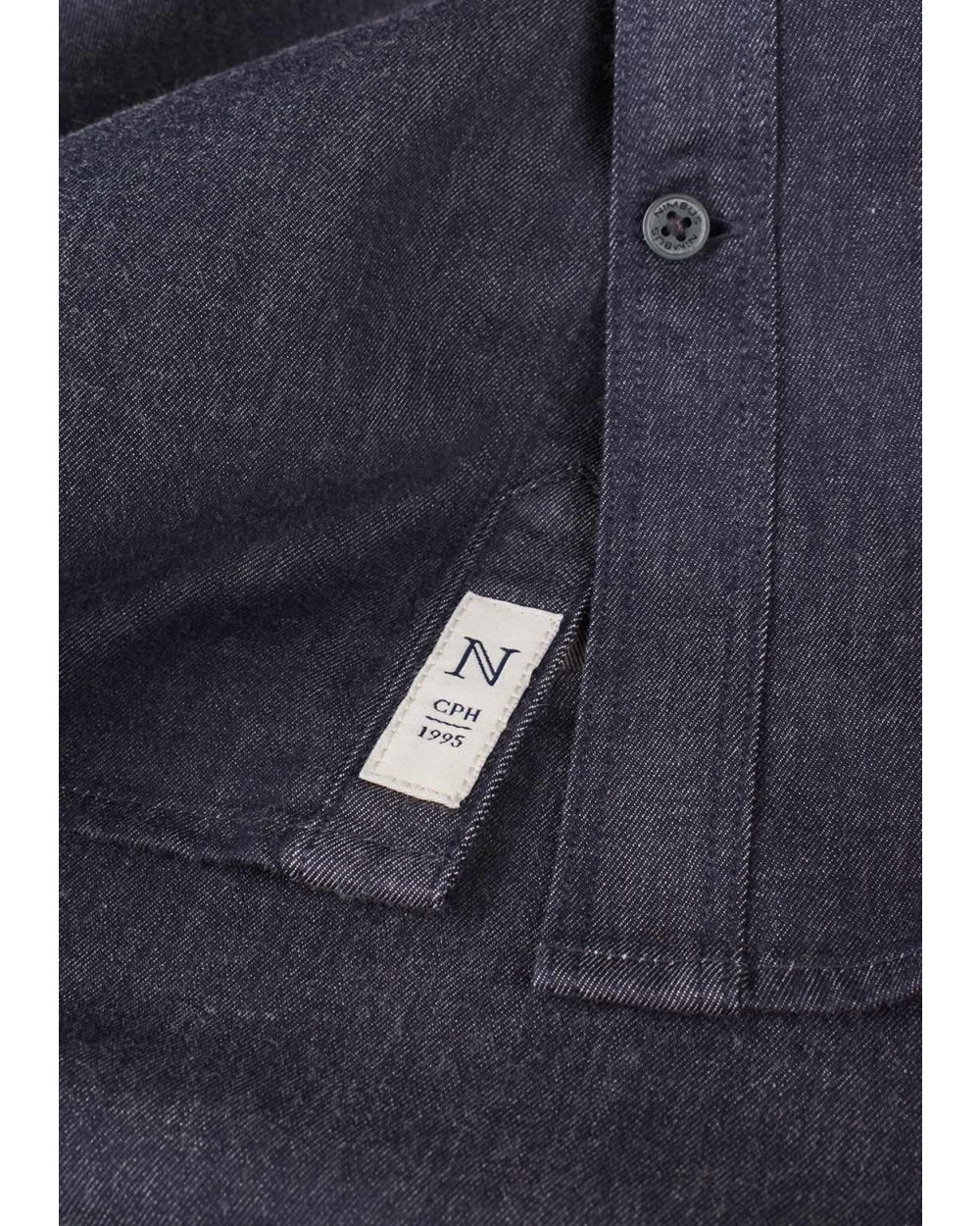 NIMBUS Torrance denim slim fit shirt Hemden personalisierbar