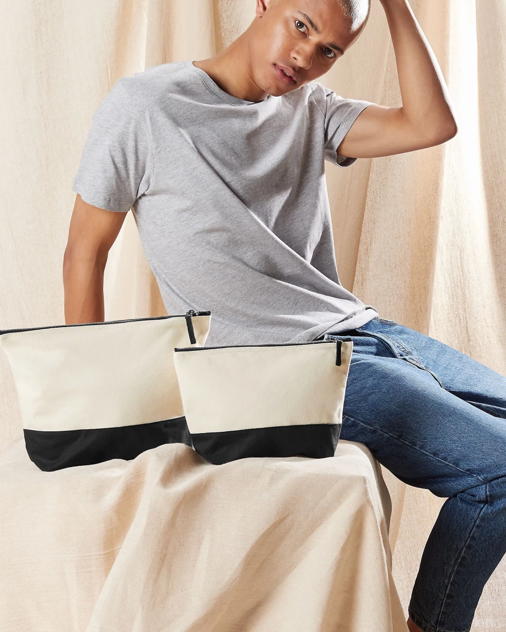 Tassen & Zakken WESTFORDMILL DIPPED BASE CANVAS ACCESSORY voor bedrukking &amp; borduring