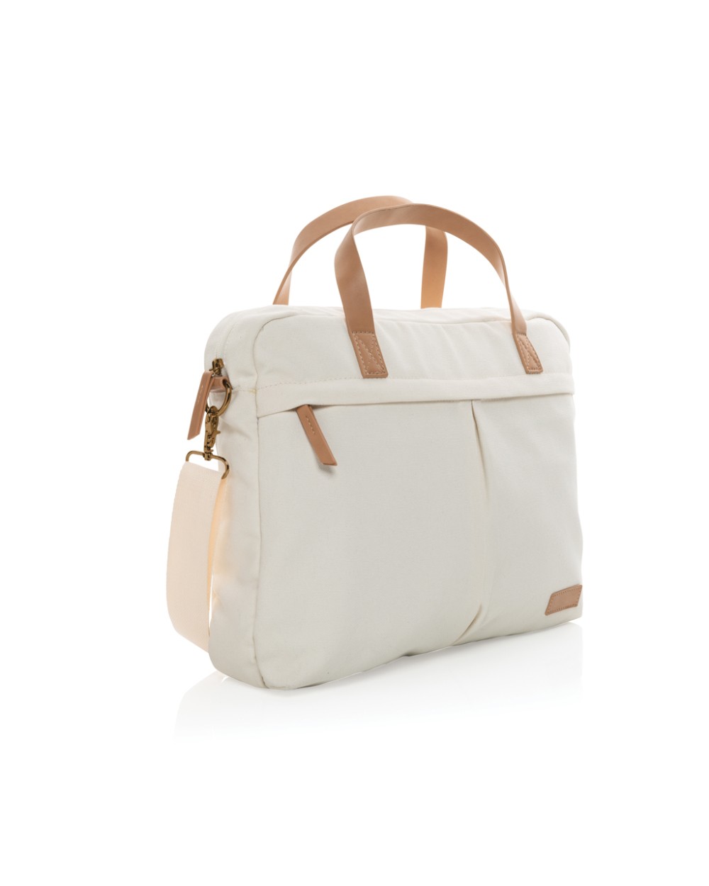 Tassen & Zakken 4DO Impact AWARE™ 16 oz. recycled canvas laptoptas voor bedrukking &amp; borduring