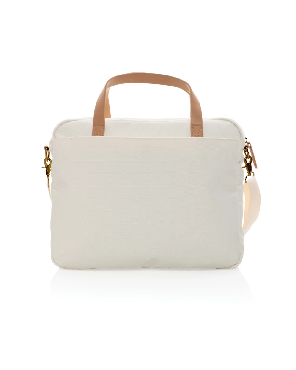 Tassen & Zakken 4DO Impact AWARE™ 16 oz. recycled canvas laptoptas voor bedrukking &amp; borduring