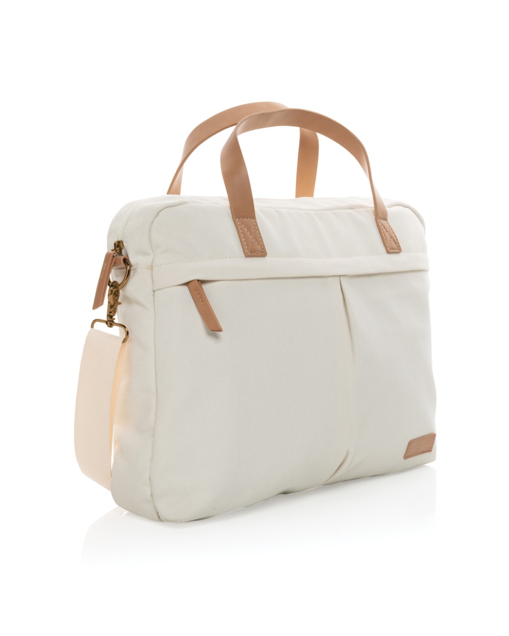 Tassen & Zakken 4DO Impact AWARE™ 16 oz. recycled canvas laptoptas voor bedrukking &amp; borduring