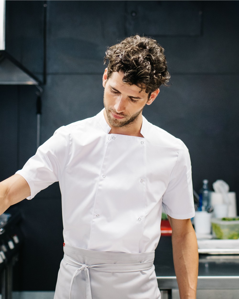 VELILLA SHORT SLEEVE KITCHEN JACKET Jacken personalisierbar