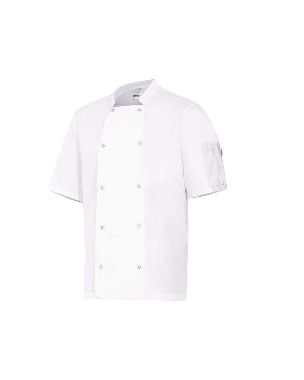 Vestes personnalisable VELILLA VESTE DE CUISINIER MC AVEC BOUTONS PRESSION