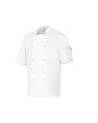 Vestes personnalisable VELILLA VESTE DE CUISINIER MC AVEC BOUTONS PRESSION