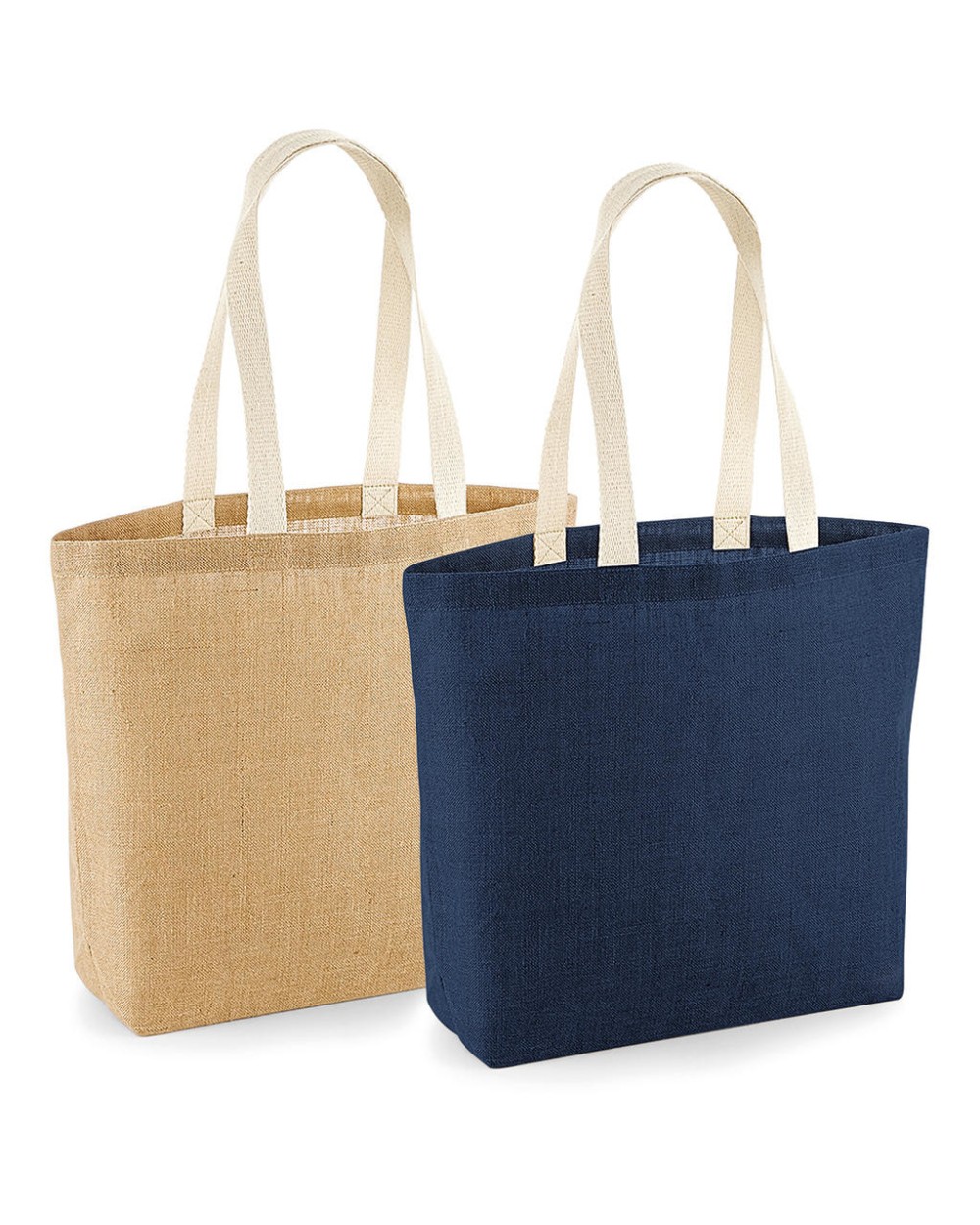 Tassen & Zakken WESTFORDMILL UNLAMINATED JUTE SHOPPER voor bedrukking &amp; borduring
