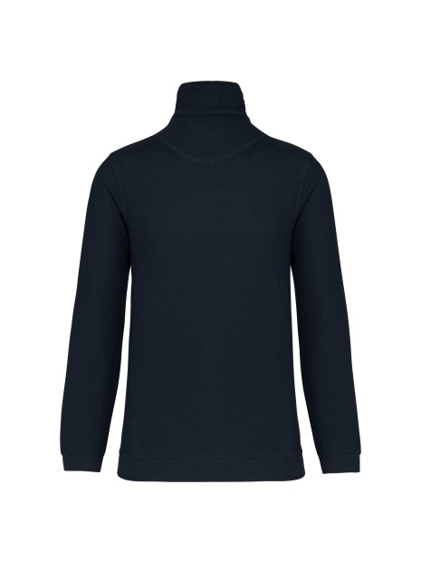 KARIBAN Trucker > sweat-shirt piqué col zippé homme /api/colors/a80fc3d4-63cc-4634-9a3c-e1c119cdc41b personnalisable