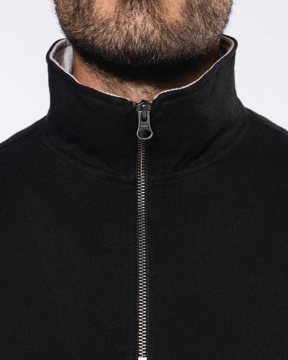 Sweat-shirts personnalisable KARIBAN Trucker > sweat-shirt piqué col zippé homme