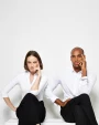 T-Shirts personnalisable KUSTOM KIT Regular Fit Mandarin Collar Top 3/4 Sleeve
