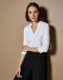 T-shirts KUSTOM KIT Regular Fit Mandarin Collar Top 3/4 Sleeve voor bedrukking &amp; borduring