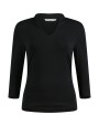 T-shirts KUSTOM KIT Regular Fit Mandarin Collar Top 3/4 Sleeve voor bedrukking &amp; borduring