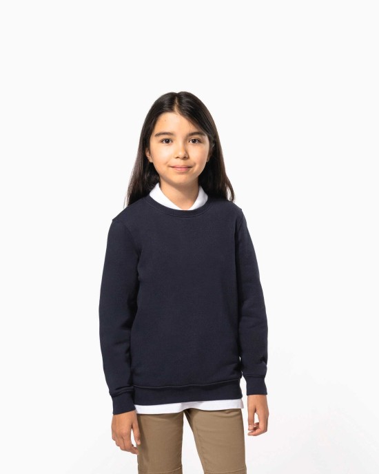 Polos personnalisable Kariban Sweat-shirt col rond enfant