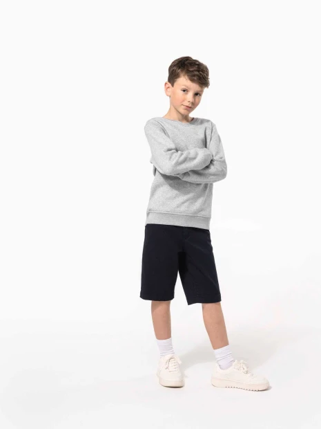 Polos à personnaliser KARIBAN Sweat-shirt col rond enfant 