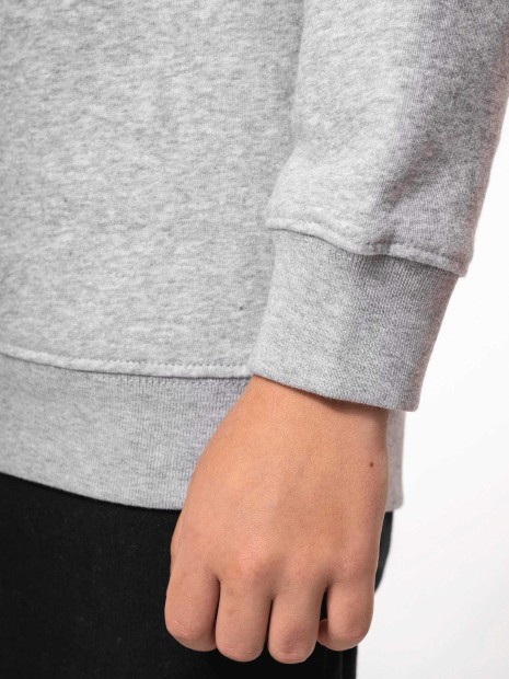 Polos à personnaliser KARIBAN Sweat-shirt col rond enfant 