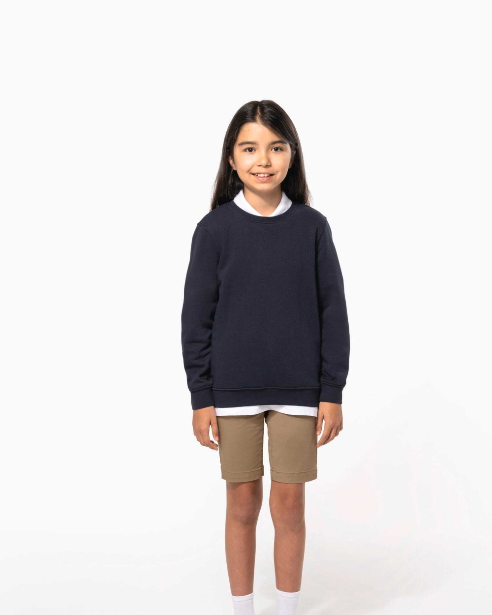 Polo's KARIBAN Kindersweater met ronde hals voor bedrukking &amp; borduring