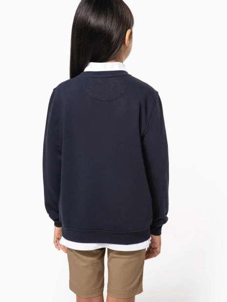 Polos à personnaliser KARIBAN Sweat-shirt col rond enfant 