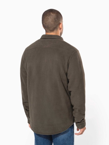 Laines polaires à personnaliser KARIBAN Surchemise polaire doublée sherpa polaire homme 