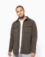 KARIBAN Fleece-Hemdjacke mit Sherpa-Futter Polar Fleeces personalisierbar