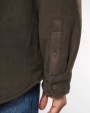 KARIBAN Fleece-Hemdjacke mit Sherpa-Futter Polar Fleeces personalisierbar
