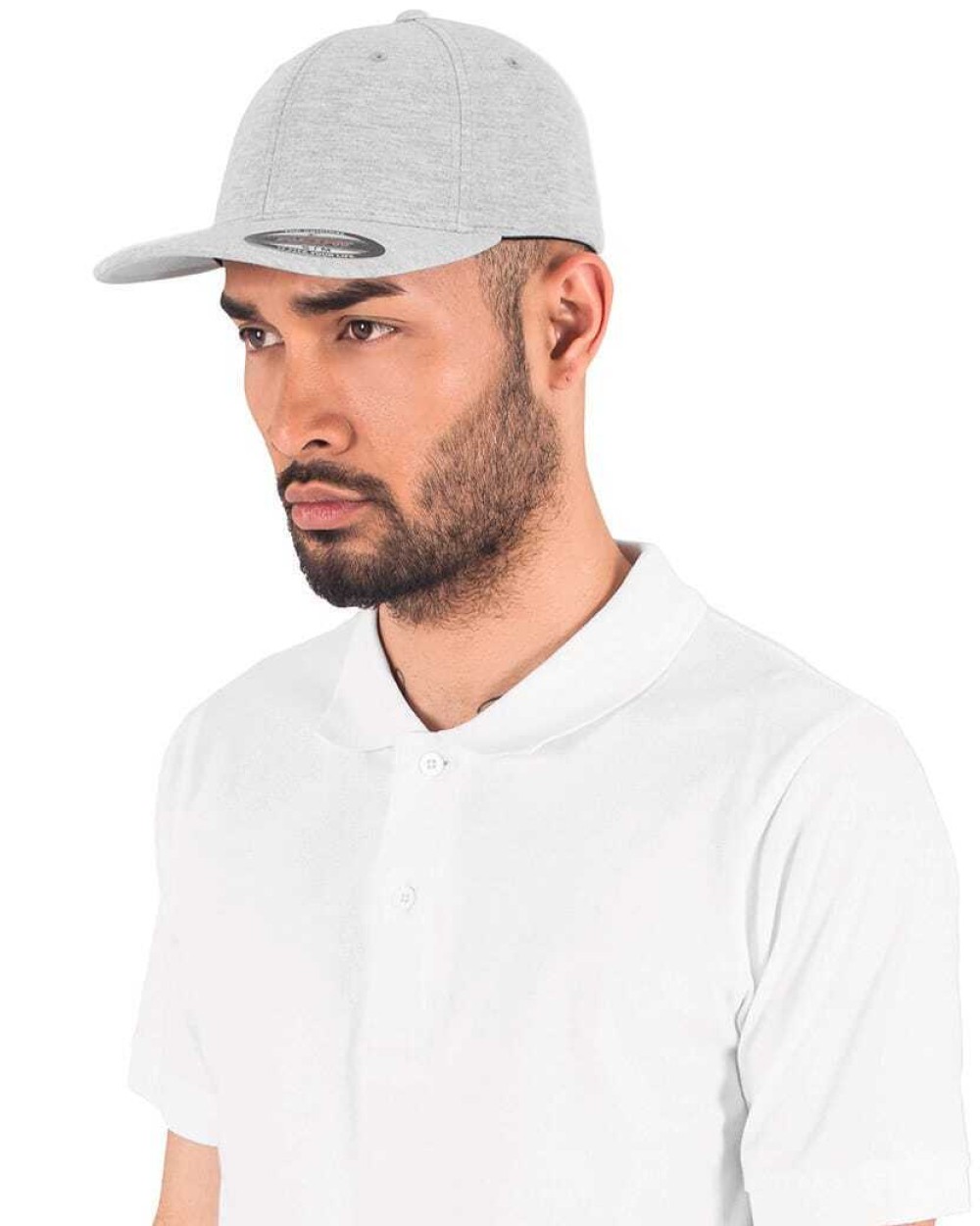 FLEXFIT 6-Panel-Kappe aus Jersey Kappen personalisierbar