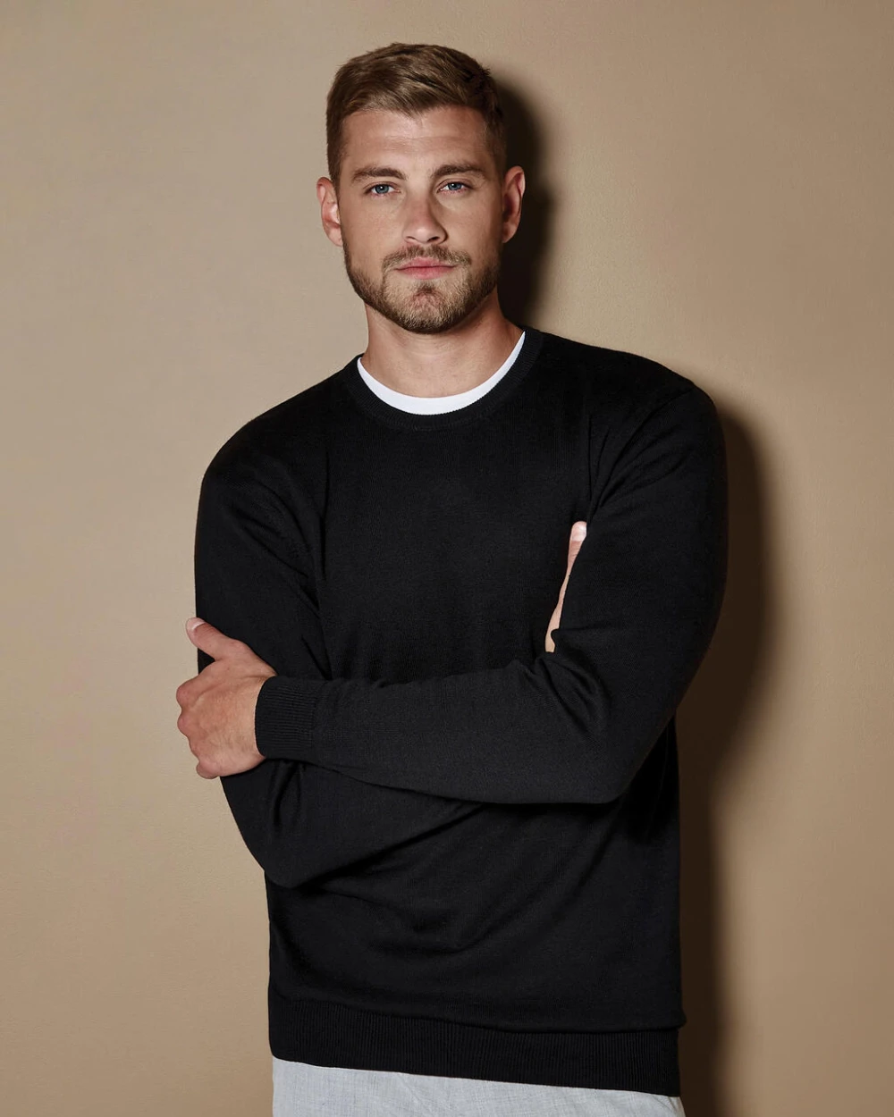 Sweat-shirts personnalisable KUSTOM KIT Regular Fit Arundel Crew Neck Sweater