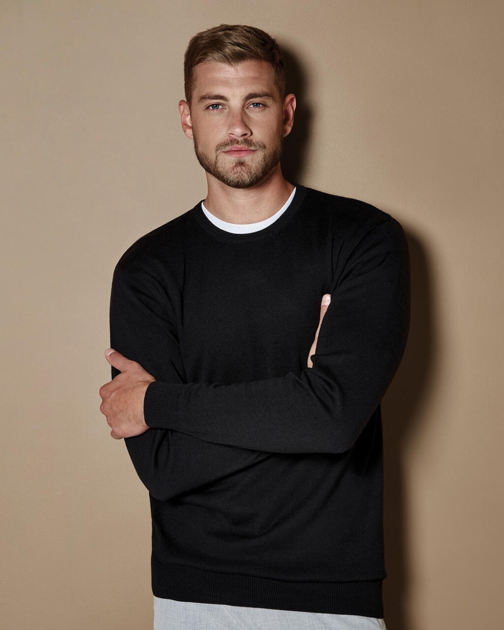 Sweat-shirts personnalisable KUSTOM KIT Regular Fit Arundel Crew Neck Sweater