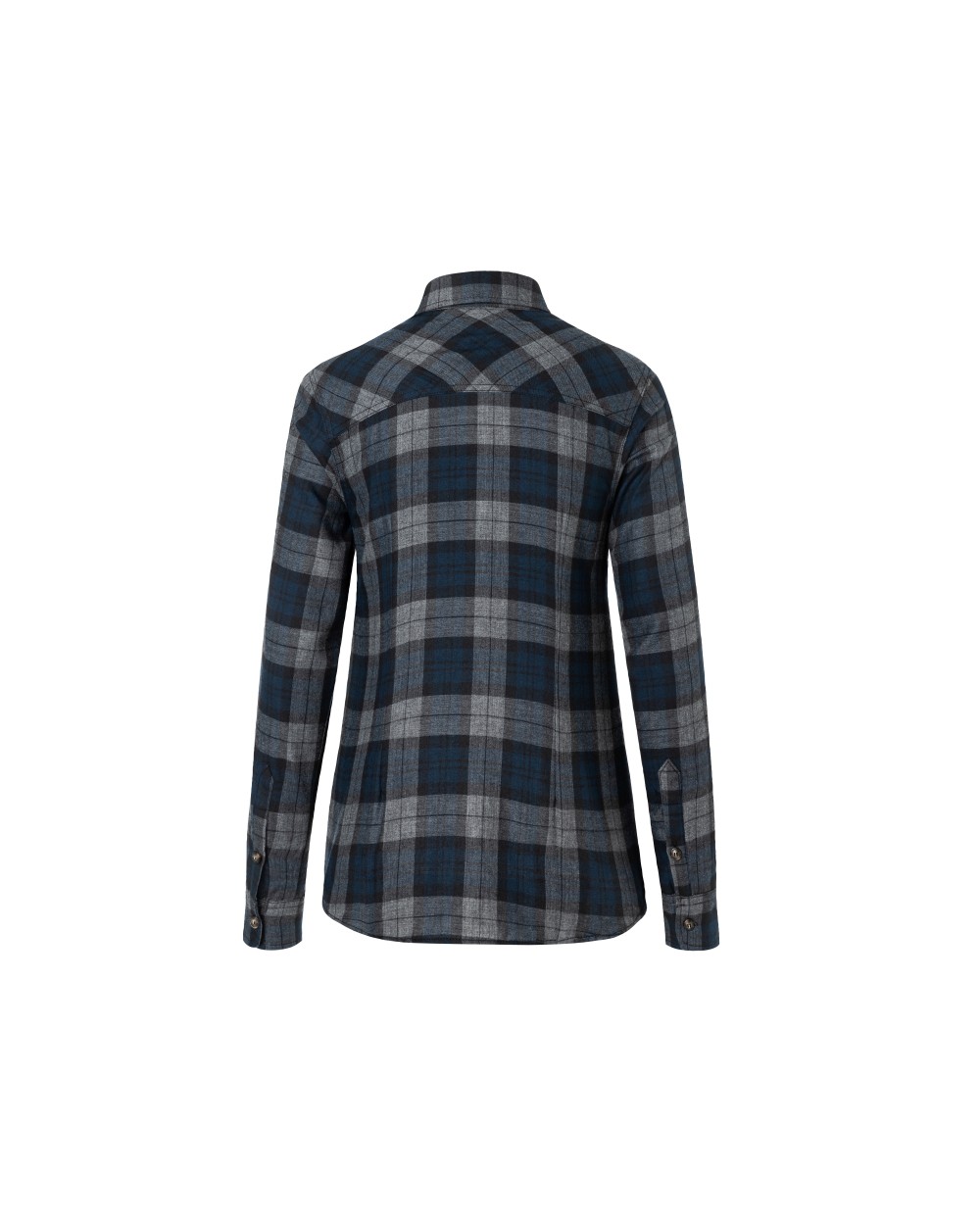 KARLOWSKY Ladies' Checked Blouse Urban-Style Hemden personalisierbar