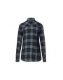 KARLOWSKY Ladies' Checked Blouse Urban-Style Hemden personalisierbar