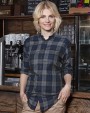 Hemden KARLOWSKY LADIES' CHECKED BLOUSE URBAN-STYLE voor bedrukking &amp; borduring