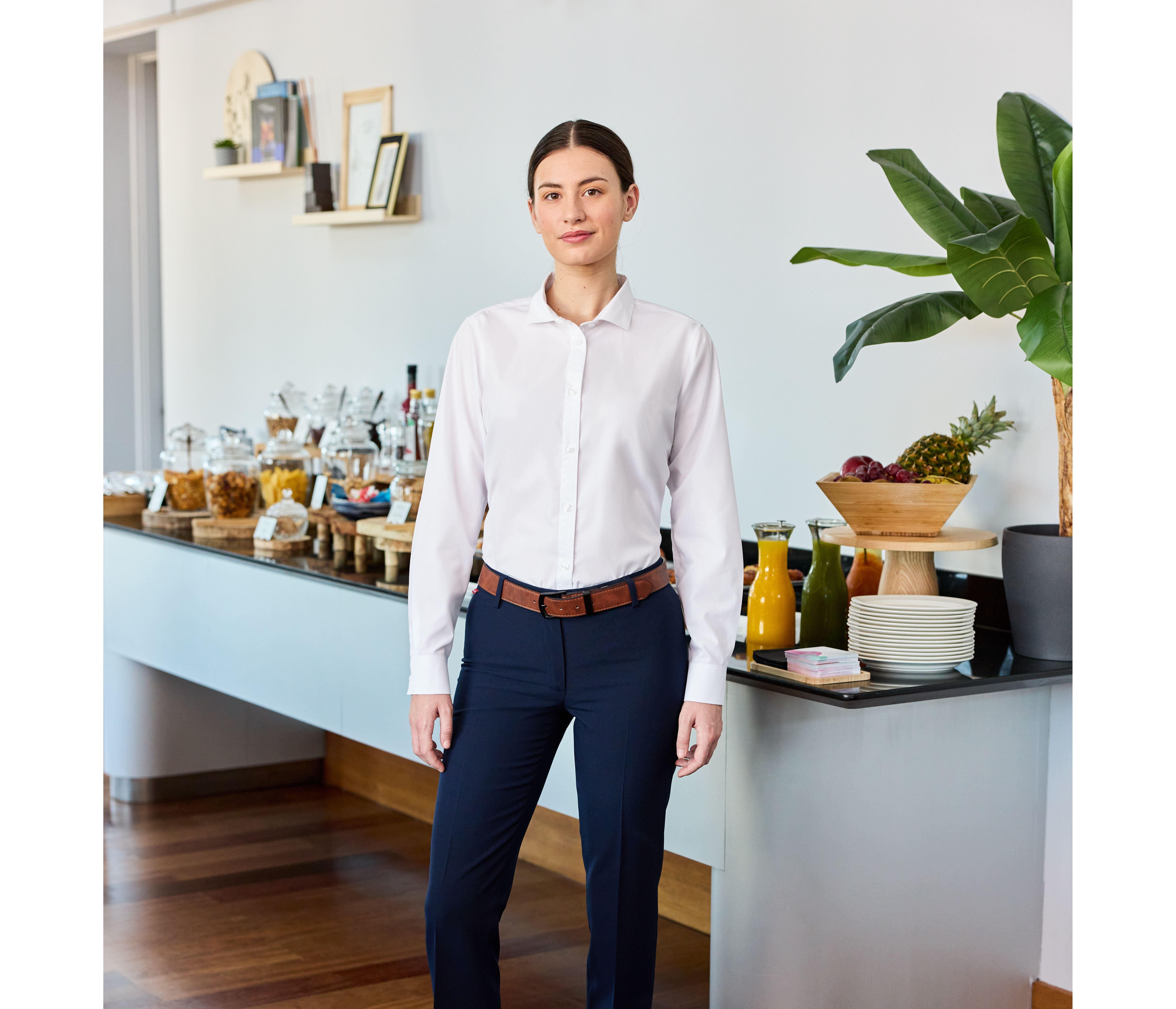 Hemden VELILLA WOMEN'S LONG-SLEEVE SHIRT voor bedrukking &amp; borduring