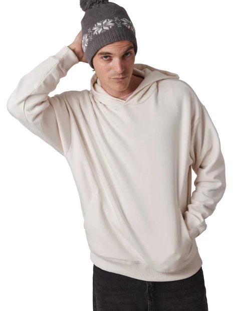 Bonnets à personnaliser K-UP Bonnet de Noël tricoté motif étoiles 