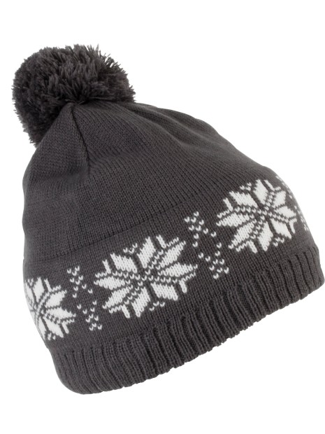 K-UP Bonnet de Noël tricoté motif étoiles /api/colors/42985ae1-1376-417b-a8c9-1d6243c6854b personnalisable