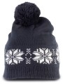 K-UP Bonnet de Noël tricoté motif étoiles /api/colors/bada278f-7cd4-4ee1-857c-a59632707566 personnalisable
